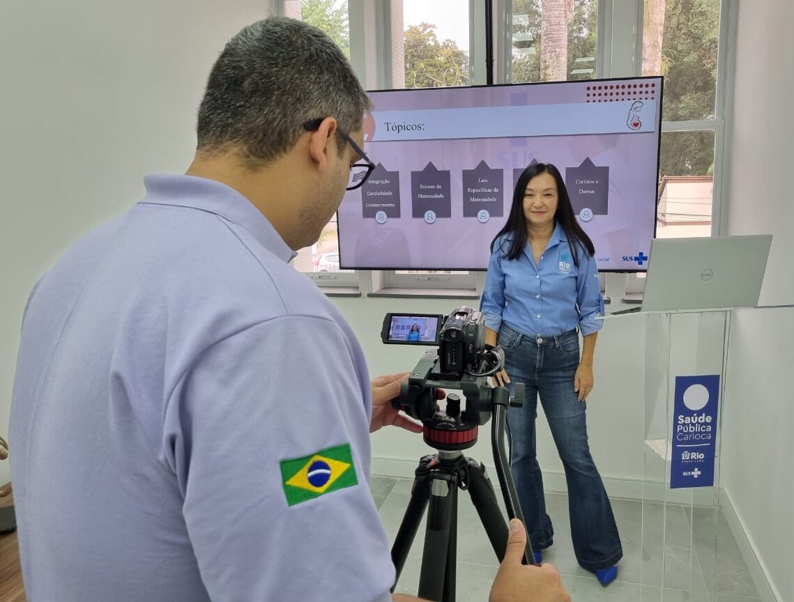 Novo módulo de aula é gravado no OTICS Rio IMPP para o OBAPA