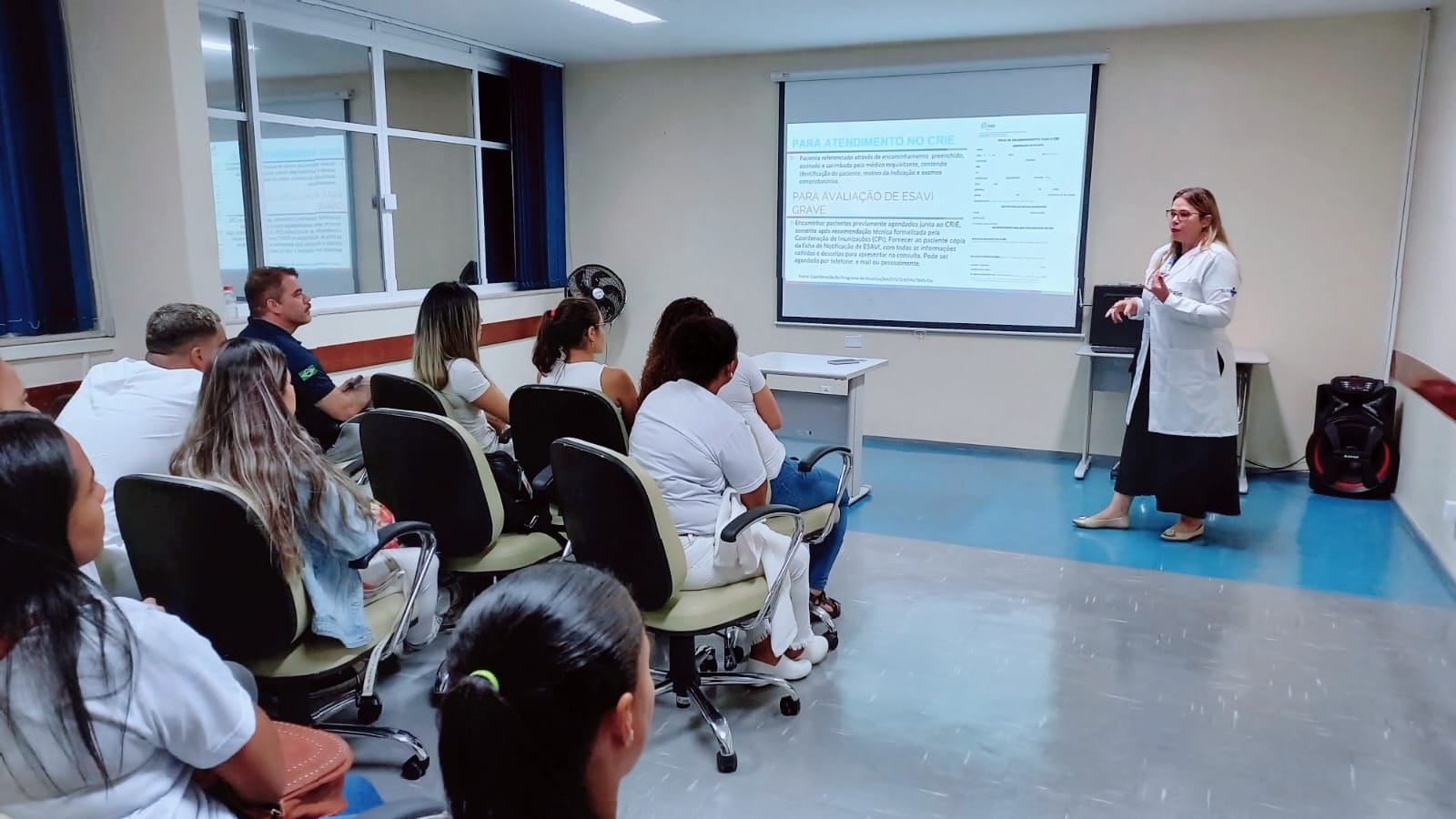 Aula Sobre o Super Centro Carioca de Vacinação Para Alunos do NIC Saúde Aconteceu no IMPP