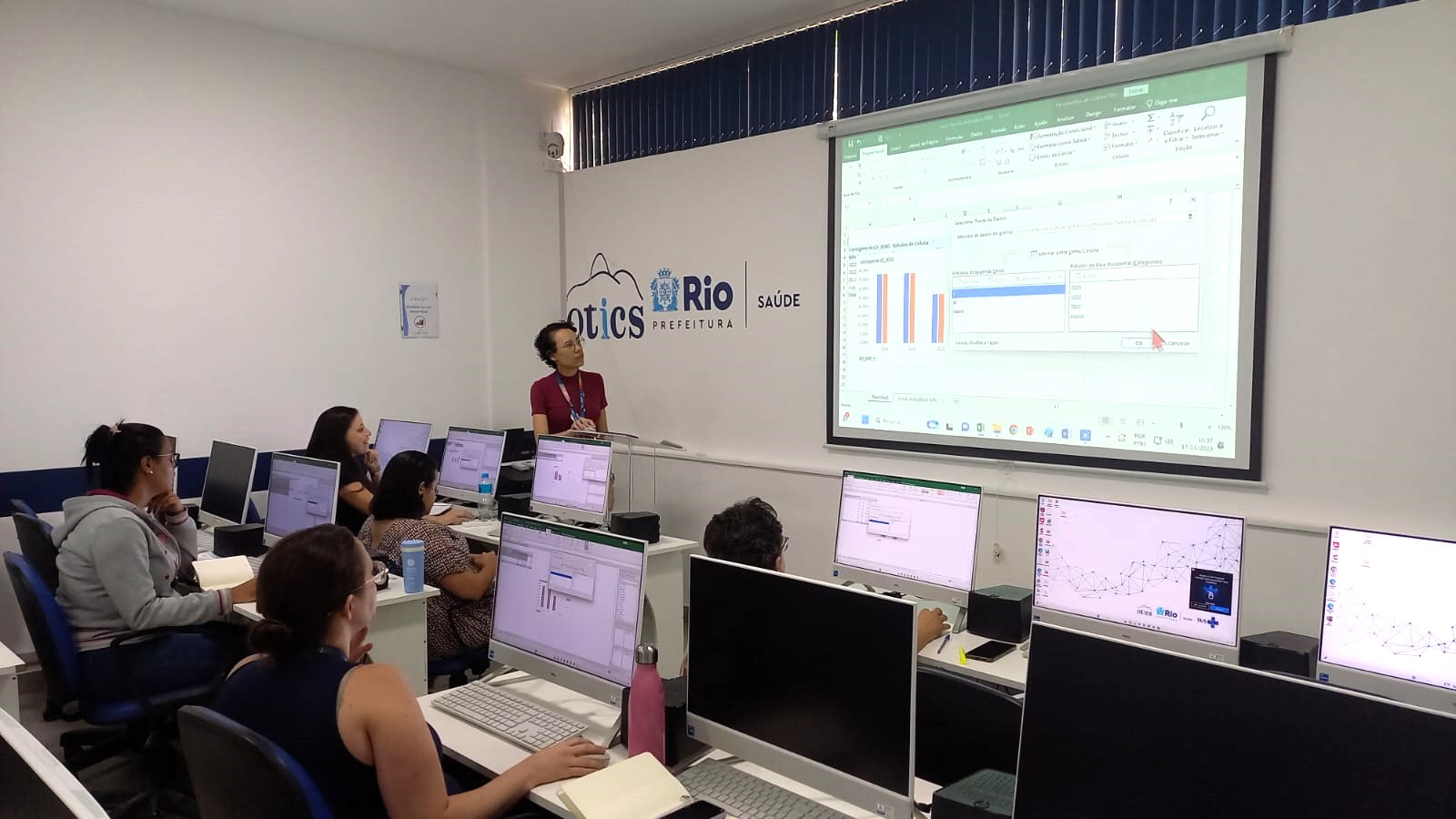 Treinamento EPISUS com a epidemiologista Nathalie Pontes