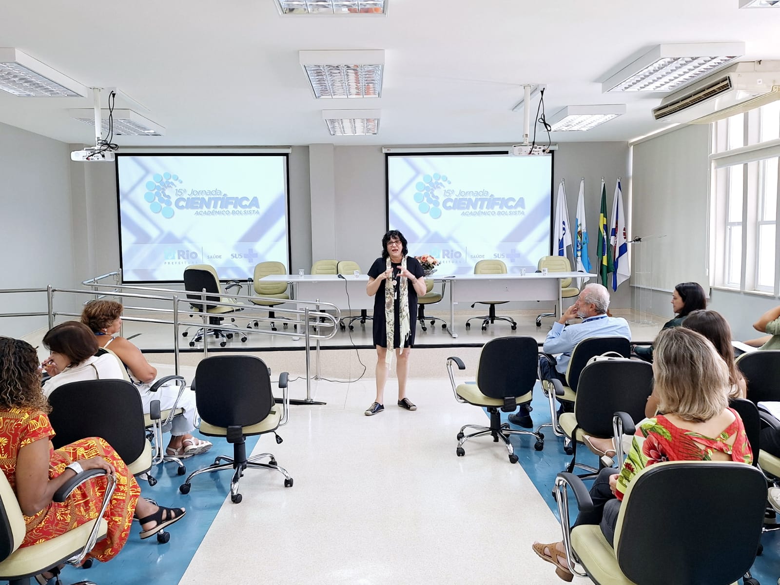 Jornada Científica dos Acadêmicos Bolsistas da AP 2.1 é Realizada no Auditório Jorge Luiz da Costa do Instituto Municipal Philippe Pinel