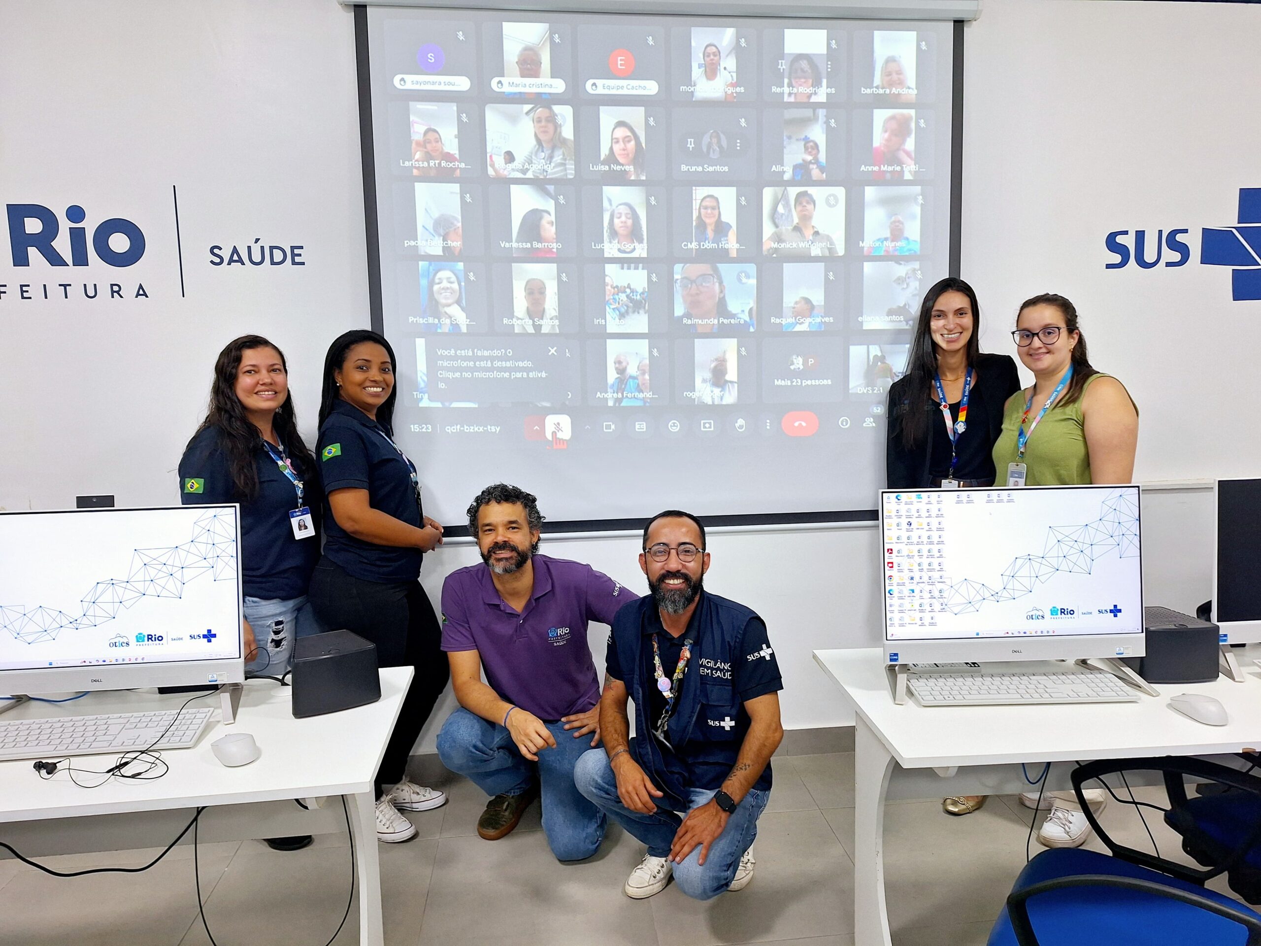 DVS da AP2.1 realiza treinamento de Sarampo no laboratório do IMPP