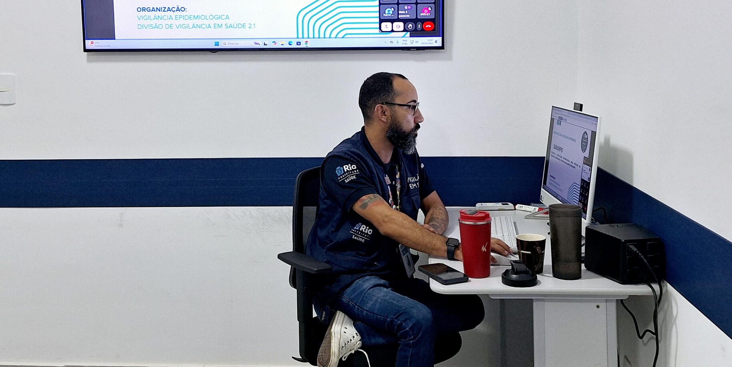 DVS da AP 2.1 promove bate-papo sobre Sarampo na Sala de Aula do OTICS-Rio IMPP