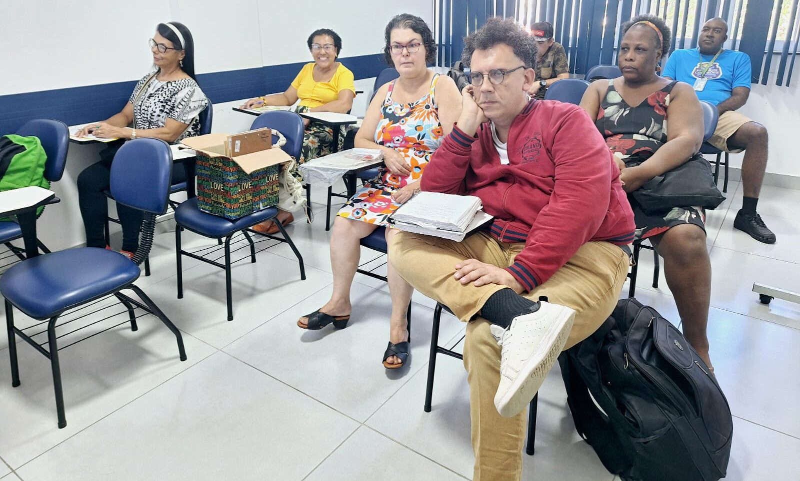 Aula de Idiomas para Usuários e Familiares do Serviço de Saúde Mental no IMPP