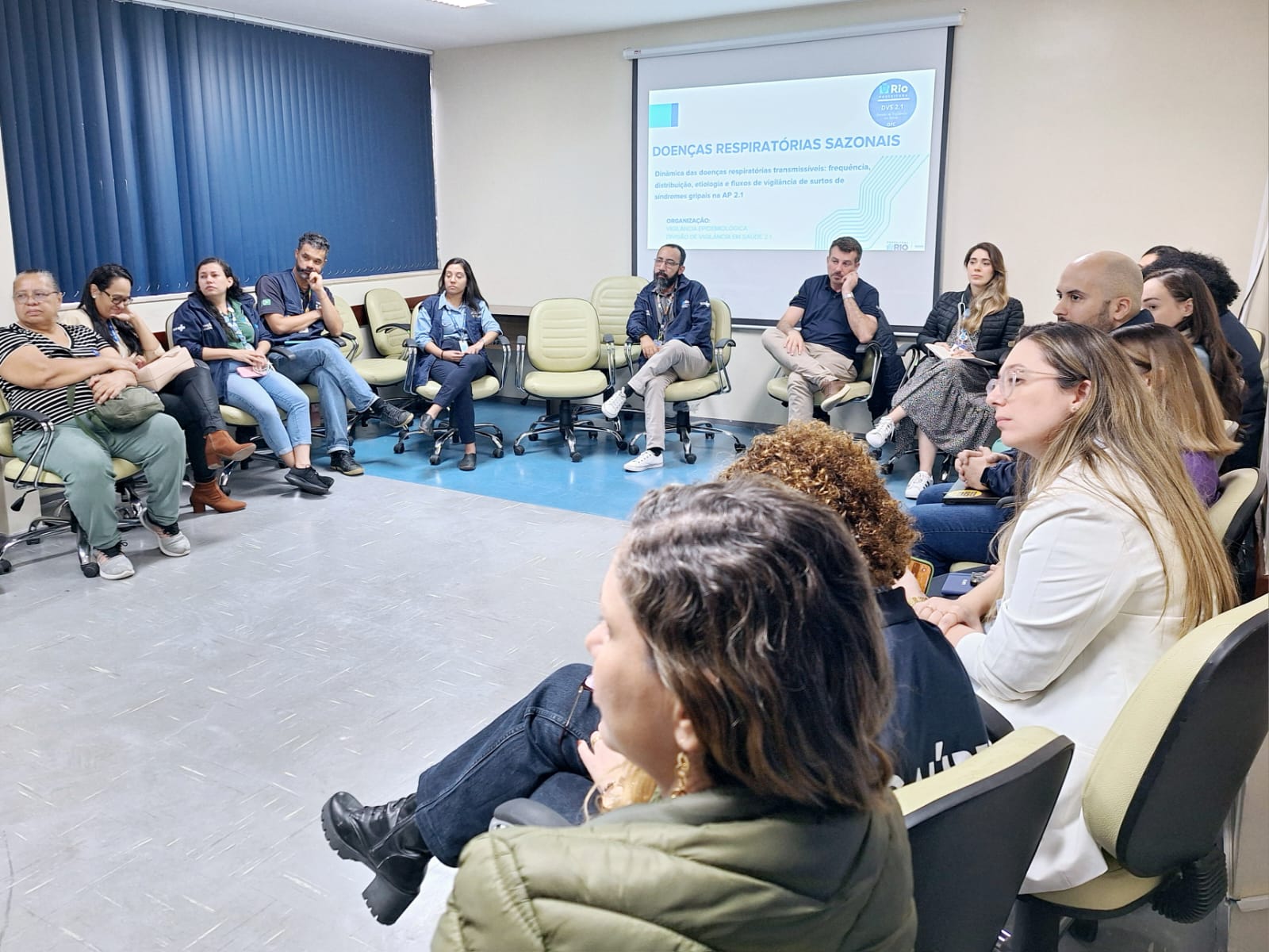 Reunião da Coordenação com os Gestores da APS 2.1 e o Secretário de Saúde Daniel Soranz no IMPP