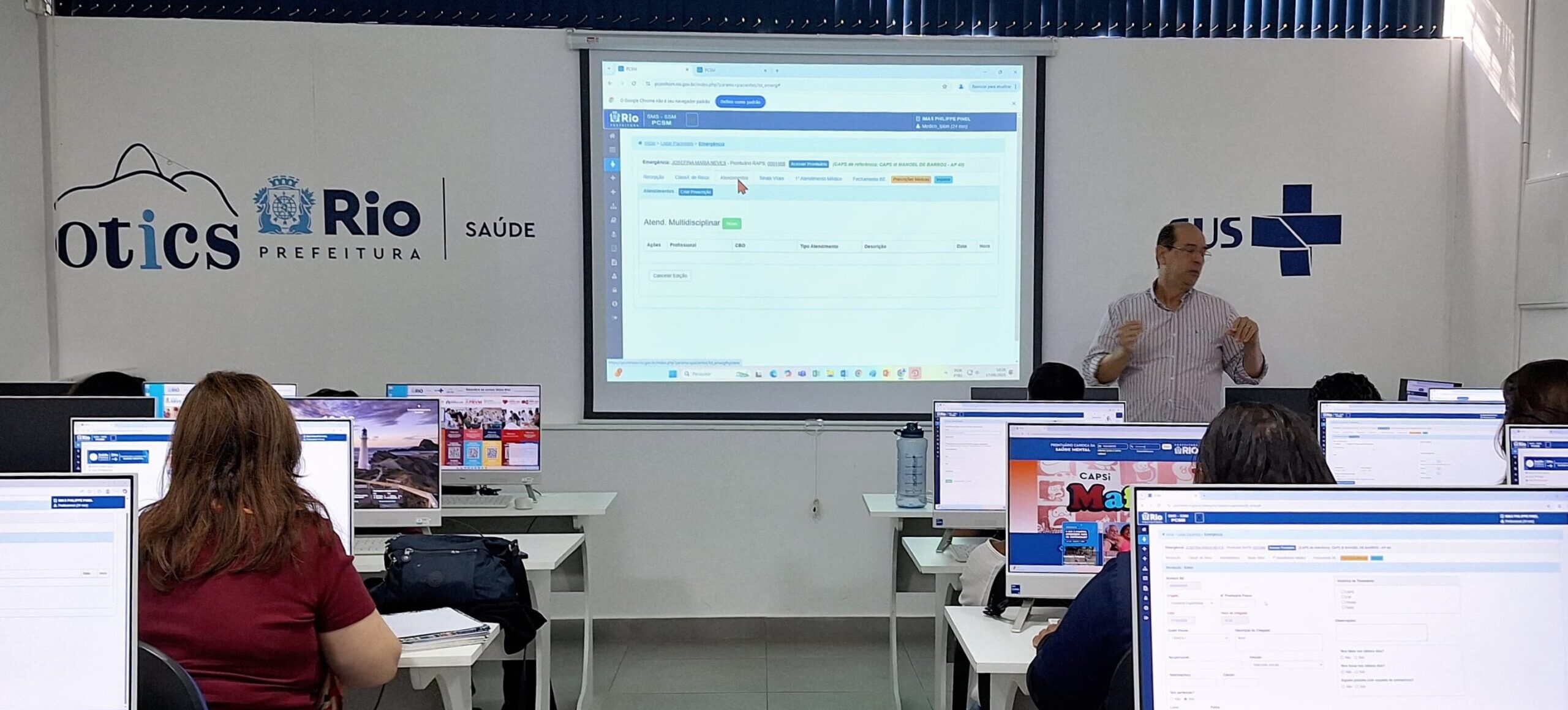 Treinamento do Sistema de Prontuário Carioca de Saúde Mental é realizado no IMPP