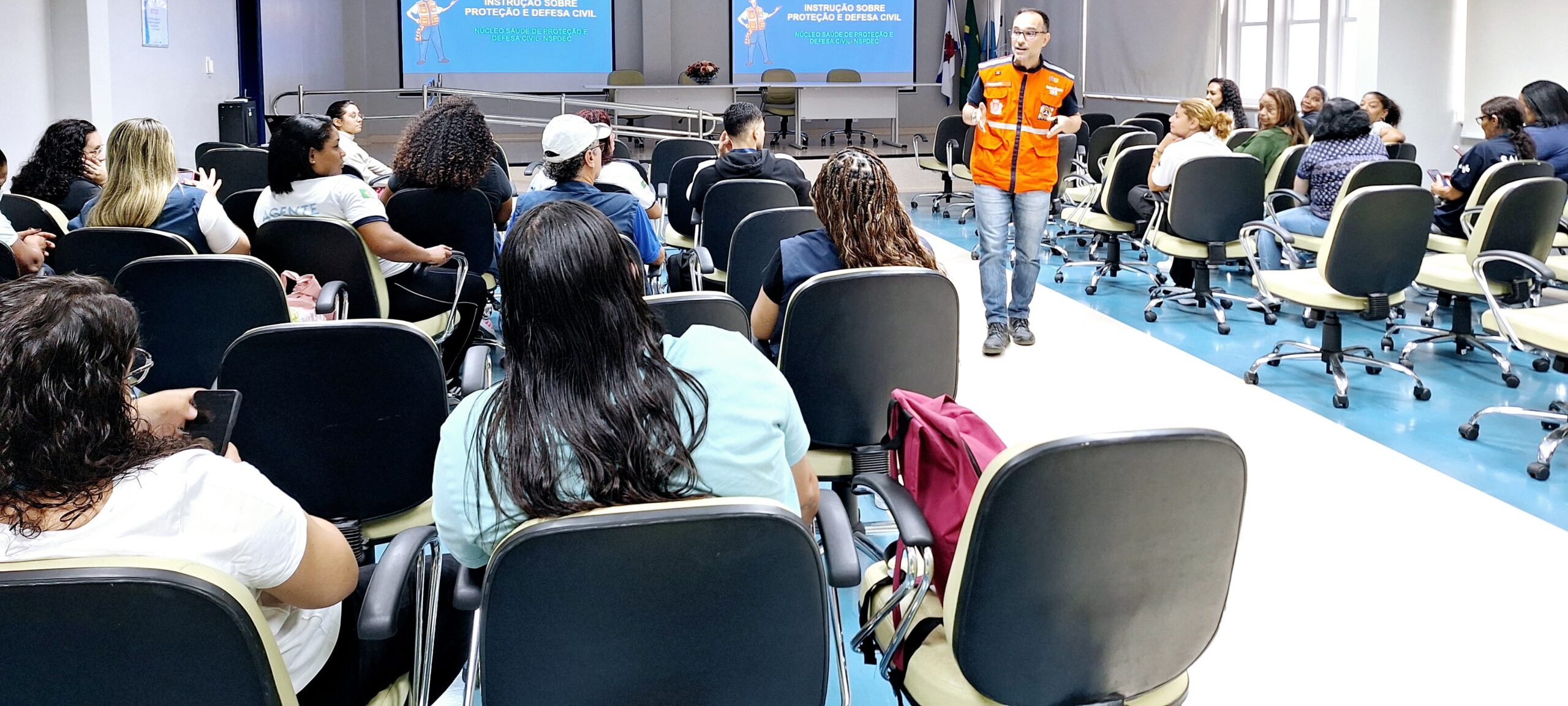 Treinamento do Núcleo de Proteção e Defesa Civil no IMPP