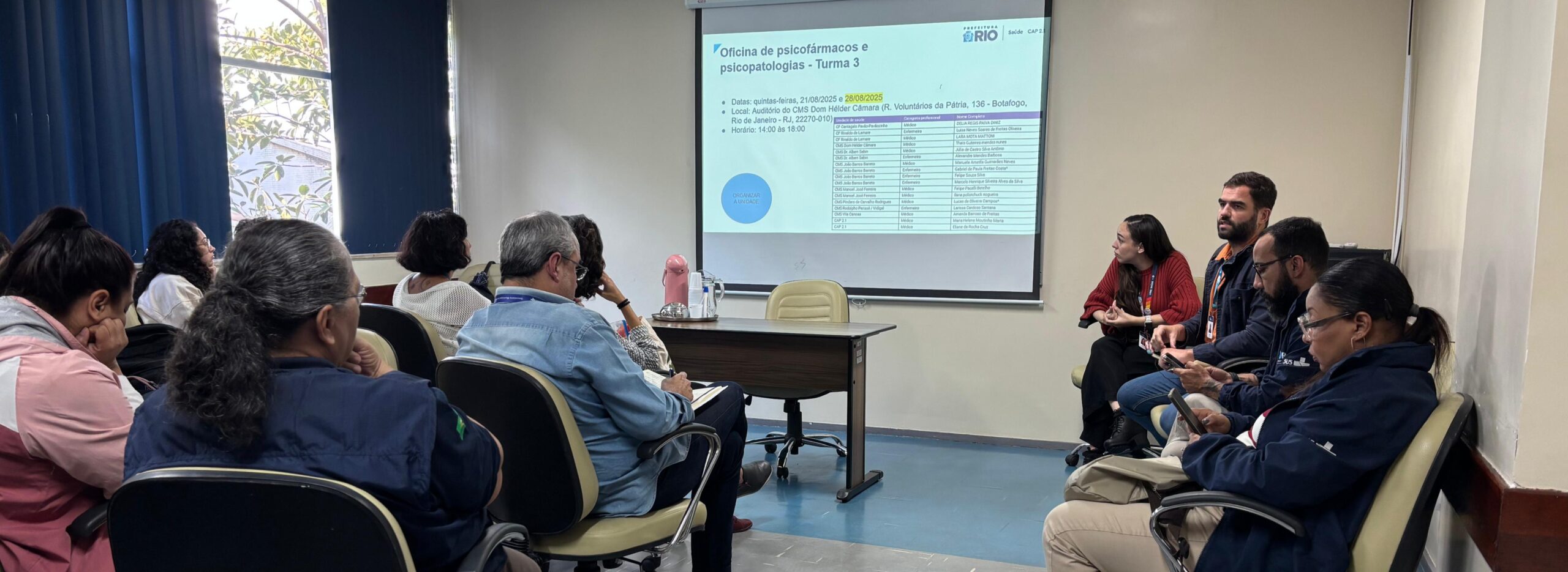 Reunião da Coordenação da CAP 2.1 Com os Gestores no IMPP